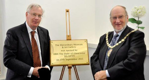 The Duke of Gloucester and Councillor Malcolm Pate